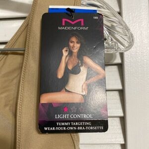 Maidenform Wear Your Own Bra Shapewear Torsette NWT
